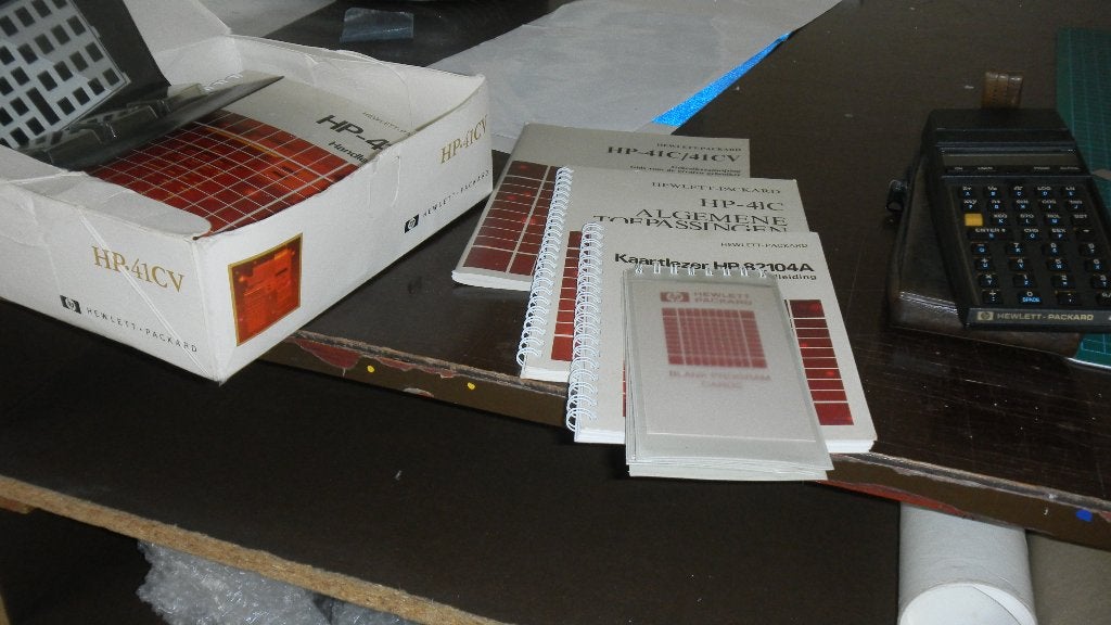 Calculatrice HP 41C, Enlèvement, Utilisé
