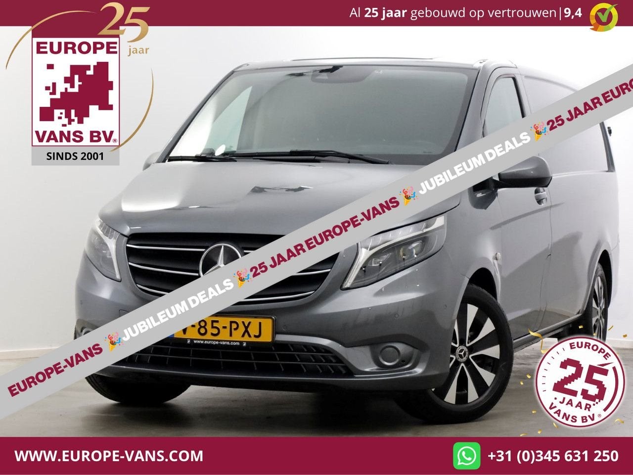 Mercedes-Benz Vito 119 CDI 190pk RWD Lang 9G Automaat LED/Ai, Argent ou Gris, Achat, Entreprise, Carnet d'entretien