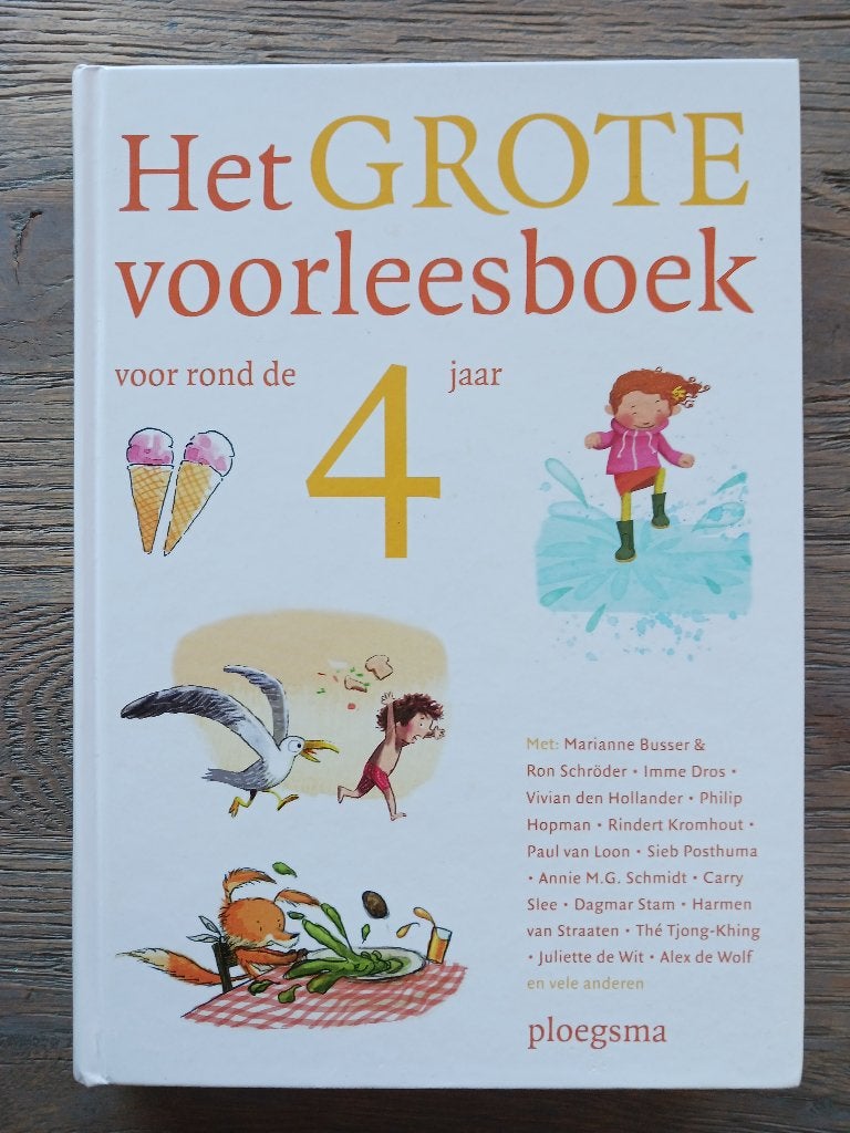 Het grote voorleesboek: 4 jaar (vandaag afhalen), Enlèvement, Comme neuf, Livre de lecture, 4 ans