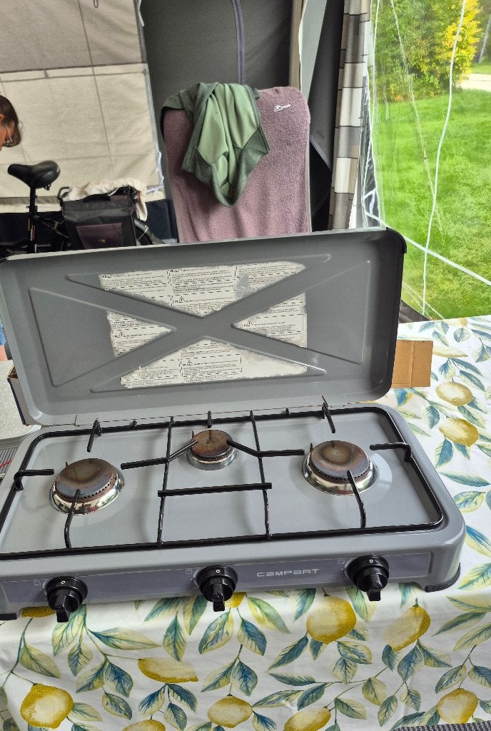 camping gasvuur 3 bekken/pitten, Ophalen