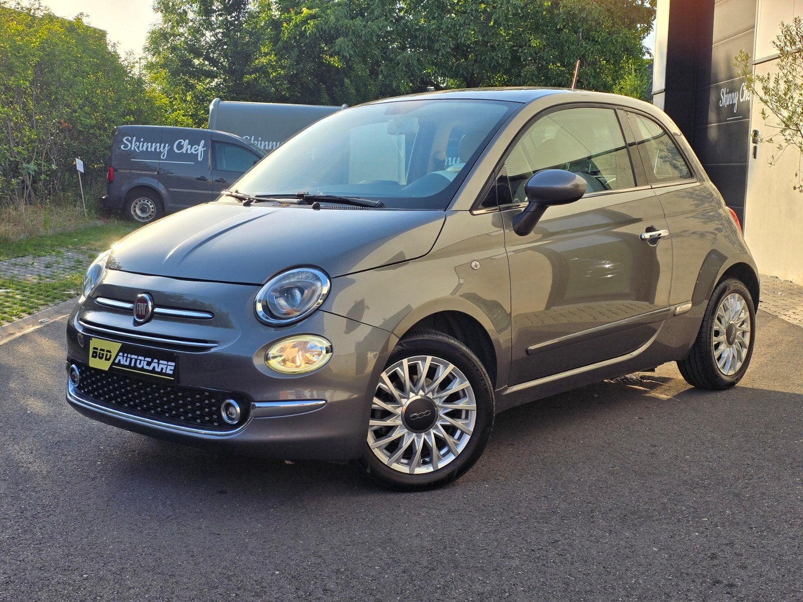 Fiat 500 1.2i Lounge TOMTOM/Panodak/Bluetooth/12M Garantie, Auto's, Fiat, Bedrijf, Te koop, ABS, Airbags, Airconditioning, Bluetooth