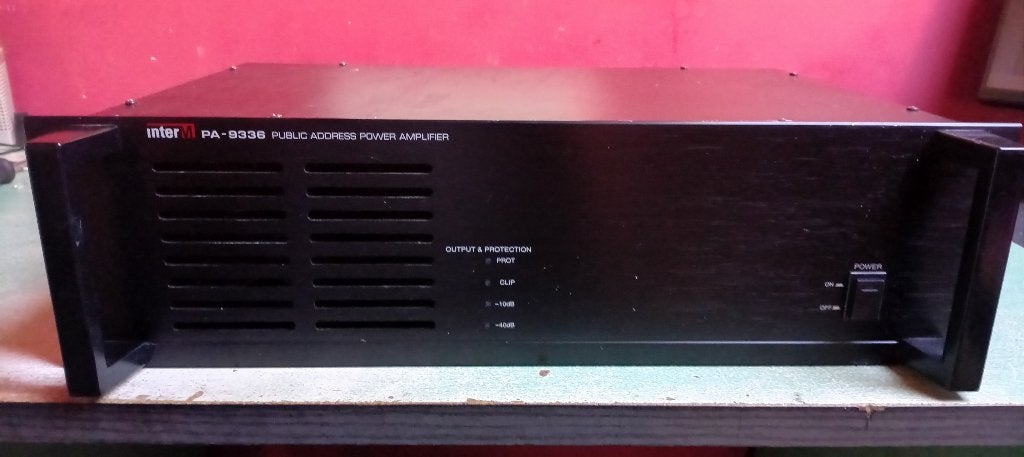 Amplificateur Pro Inter-M PA-9336 (360W) - À venir chercher, Enlèvement, Utilisé, 120 watts ou plus, Autres marques