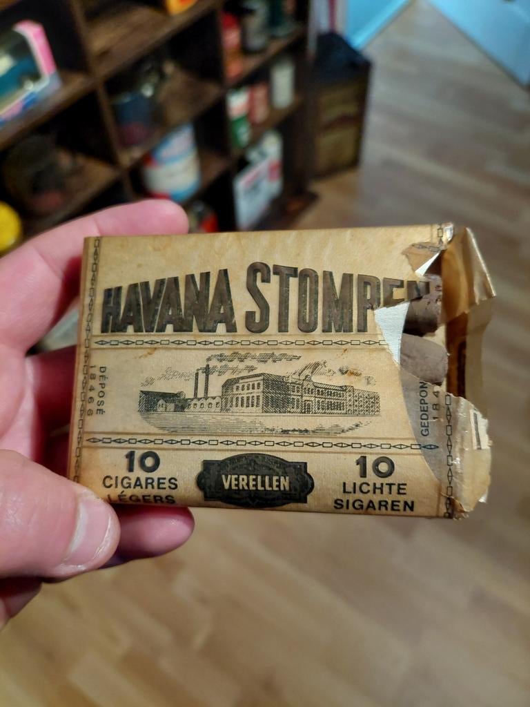 Oude sigaren nog in verpakking " Havana stompen", Verzamelen, Ophalen