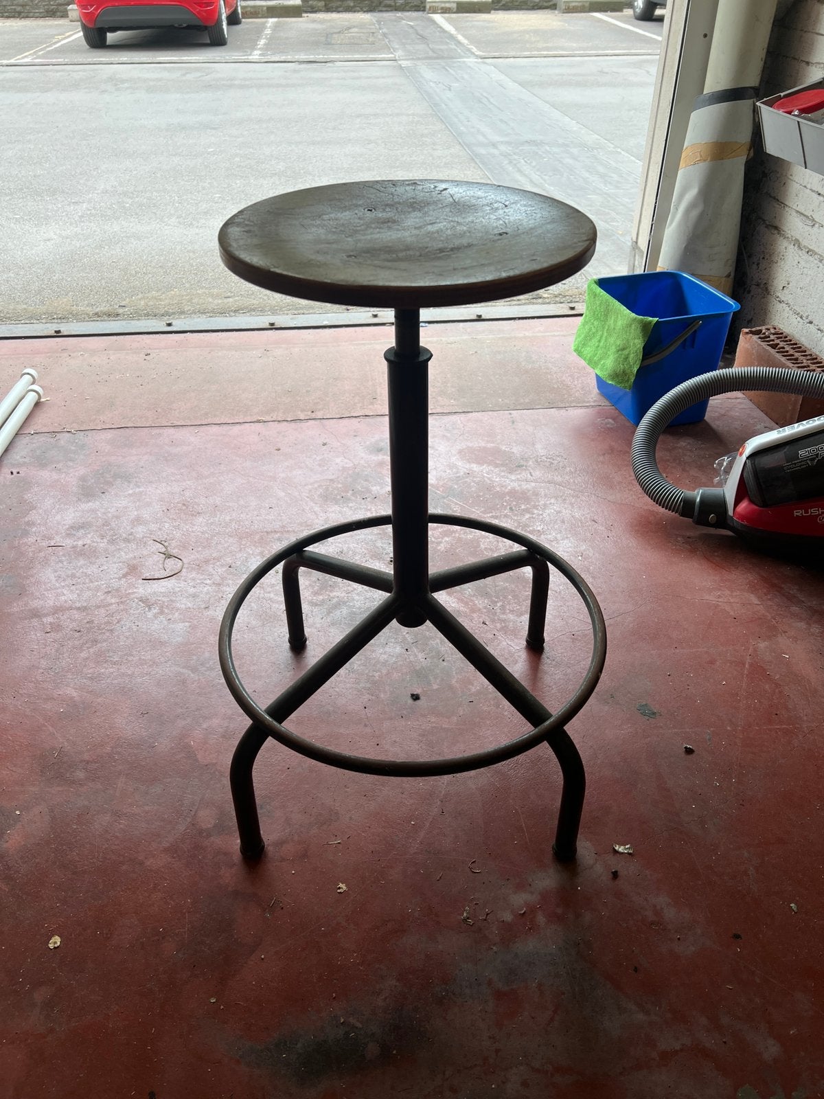 Tabouret d’atelier vintage, Enlèvement, Comme neuf, Réglable en hauteur