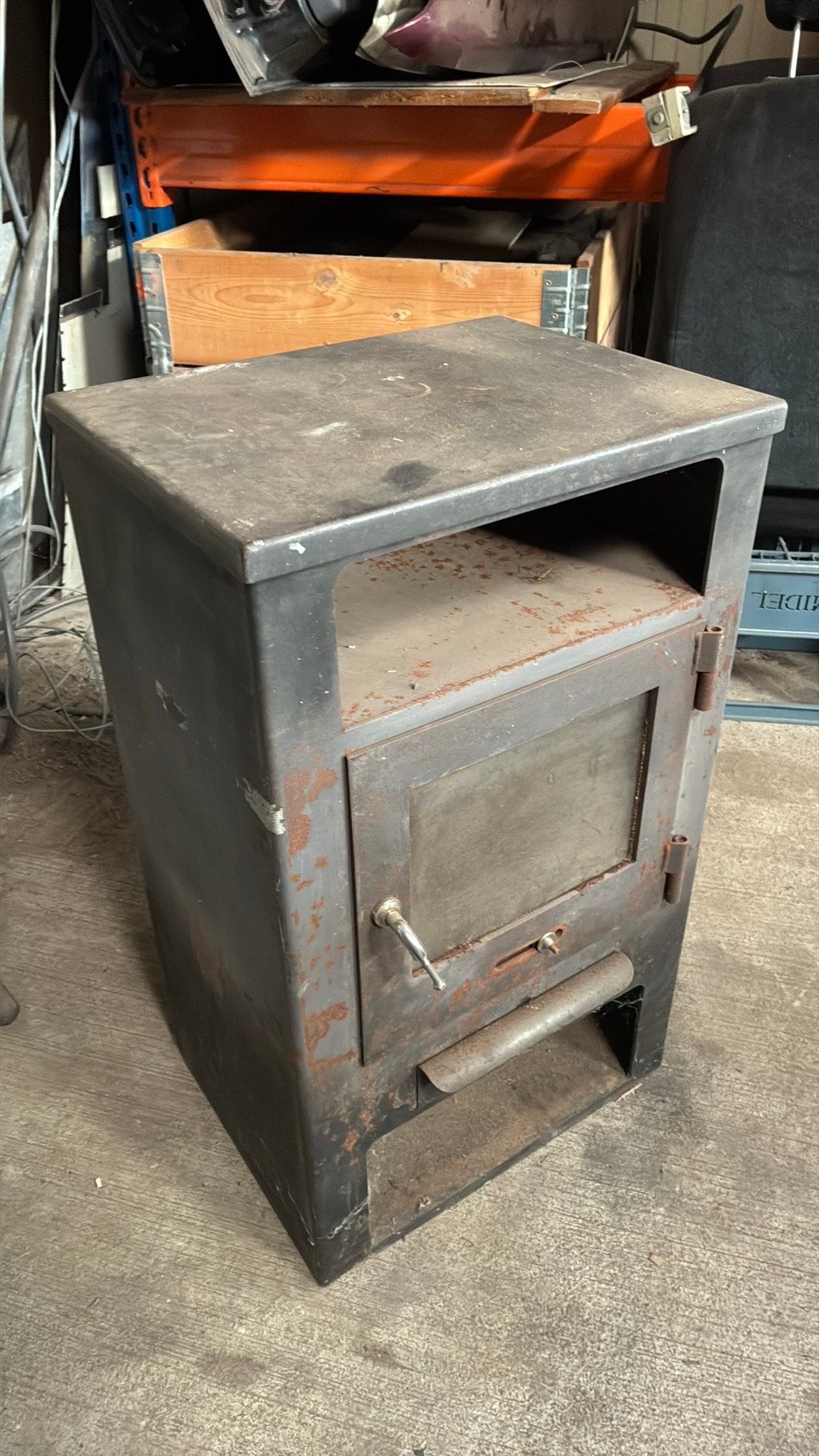 Houtkachel Panadero 12kW, Ophalen, Gebruikt, Houtkachel, Vrijstaand