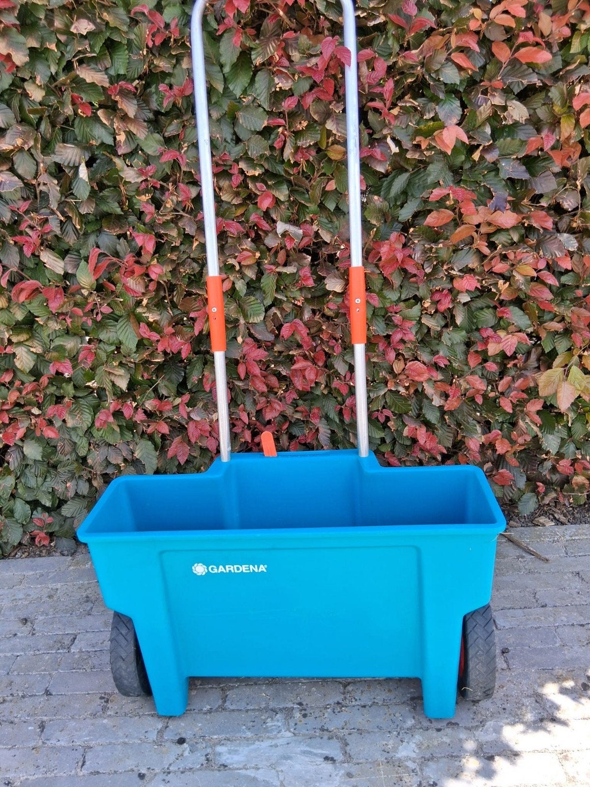 Gardena strooiwagen, Tuin en Terras, Ophalen