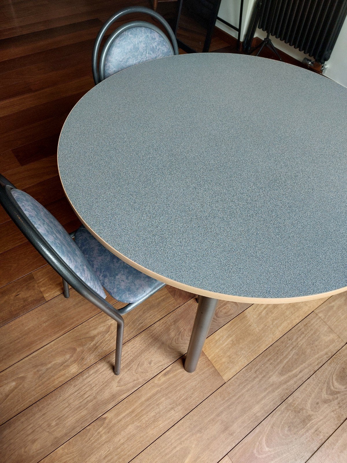 Ronde tafel met 5 stoelen, Ophalen, Gebruikt, Rond, Vier personen