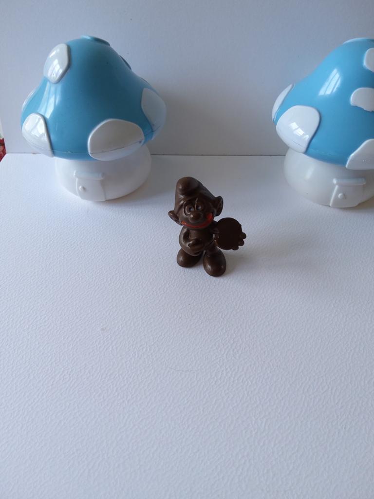 Schtroumpf avec biscuit Rohlinge, Enlèvement ou Envoi, Comme neuf, Poupée, Figurine ou Peluche
