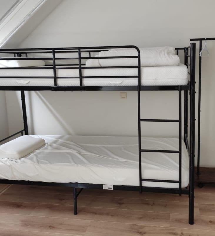 lit superposé avec matelas, 90 cm, Enlèvement, Sommier, 200 cm