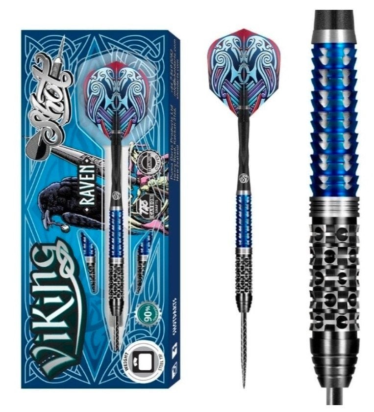 Shot Viking Raven 90% - Dartpijlen 24gr, Sport en Fitness, Ophalen of Verzenden, Nieuw, Pijlen