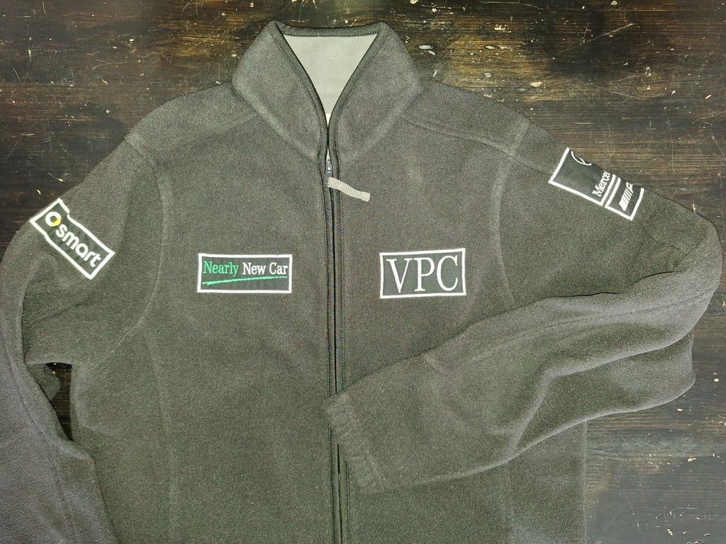 Vest, fleece Mercedes, Ophalen, Zwart