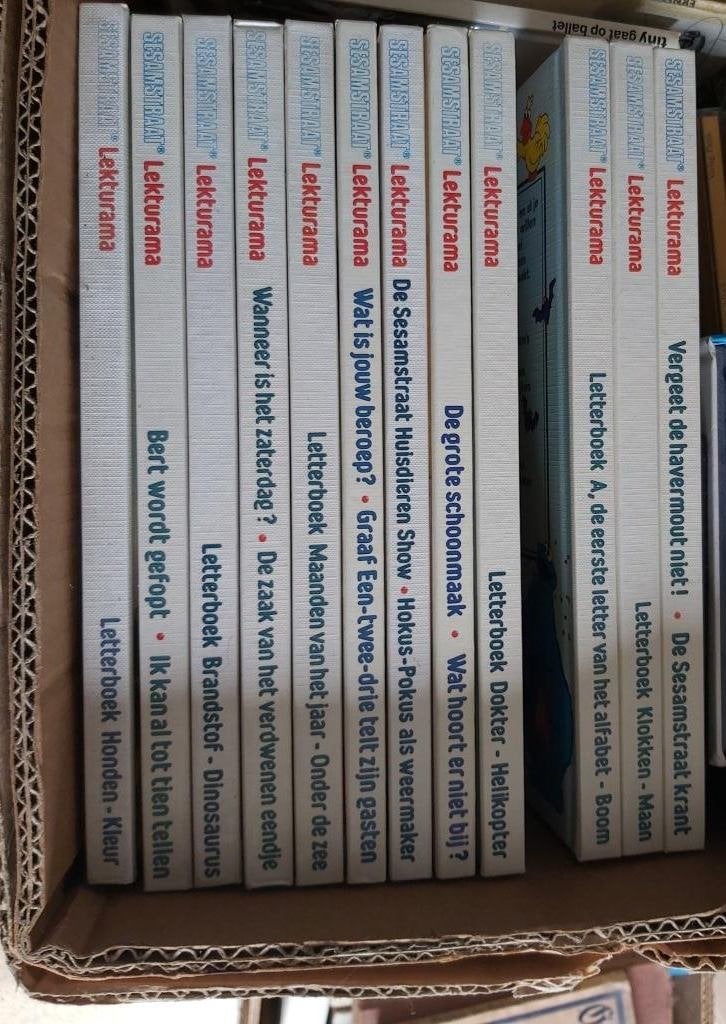 Lekturama Sesamstraat TV Radio Kind Kleuter Lezen Prentboek, Ophalen of Verzenden