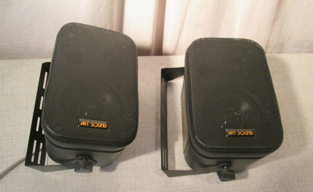 2 haut-parleurs fins - Art Sound - 8 ohms, Enlèvement ou Envoi, Comme neuf, Moins de 60 watts, Haut-parleurs Frontaux, Arrière ou Stéréo