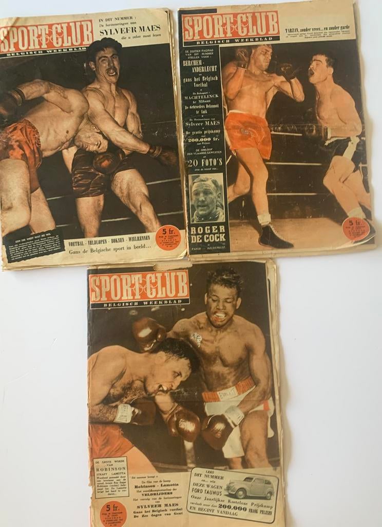 Vintage Sport Club weekblad 1951, Ophalen of Verzenden, Gebruikt