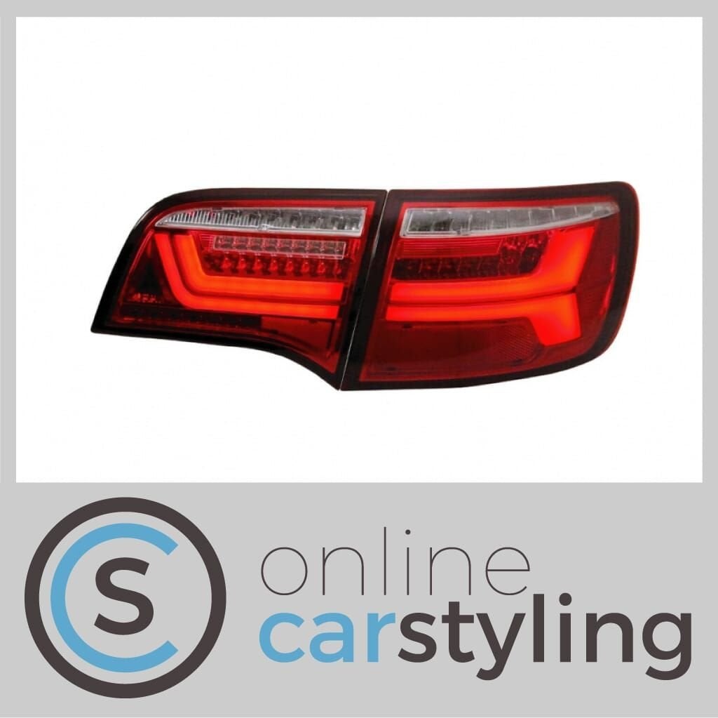 LED Achterlichten Audi A6 C6 Avant Rood Wit Lightbar Design, Neuf, -, Audi, -