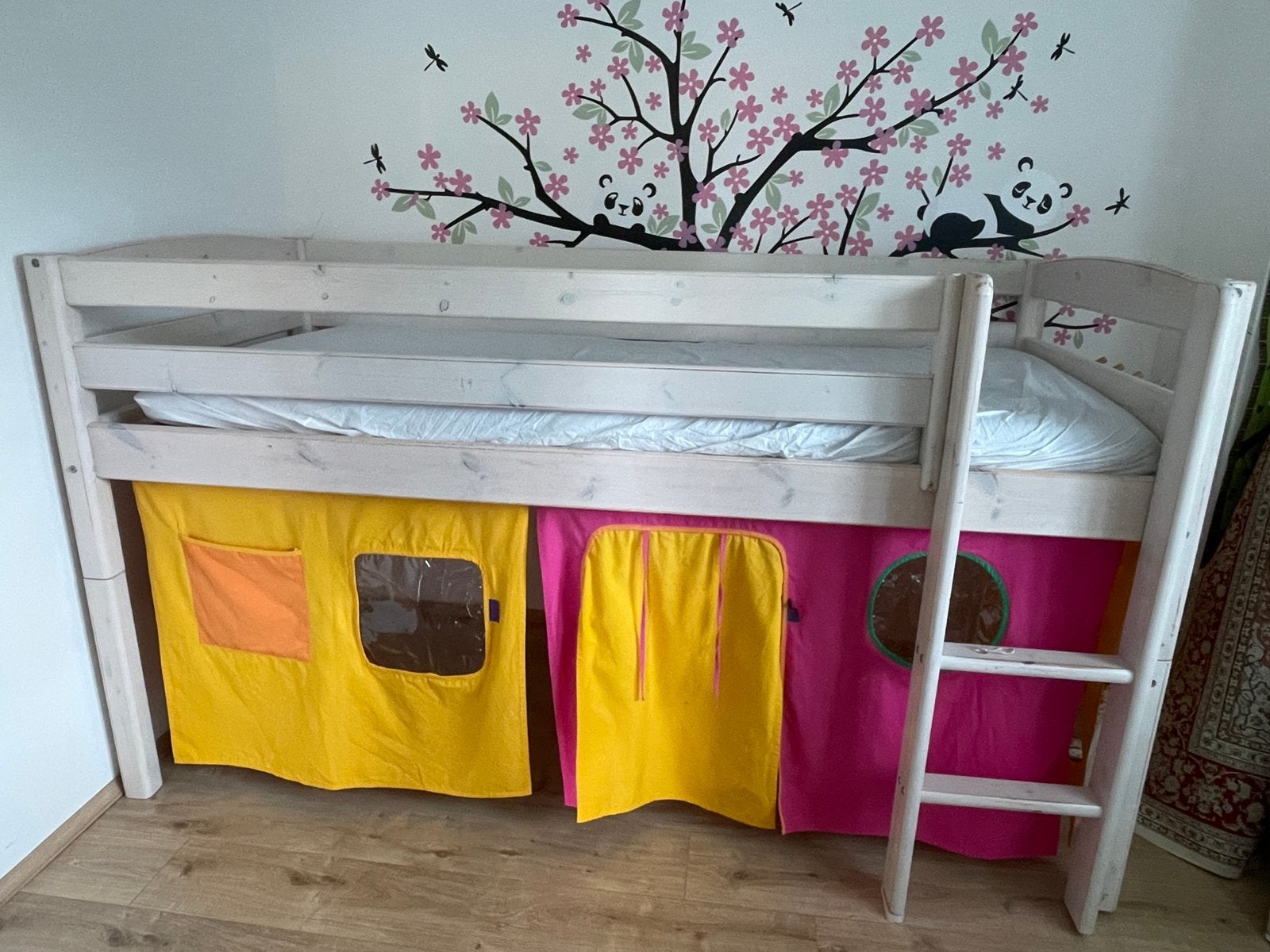 Stapelbed 90cm x 200cm, Ophalen, Zo goed als nieuw, Stapelbed