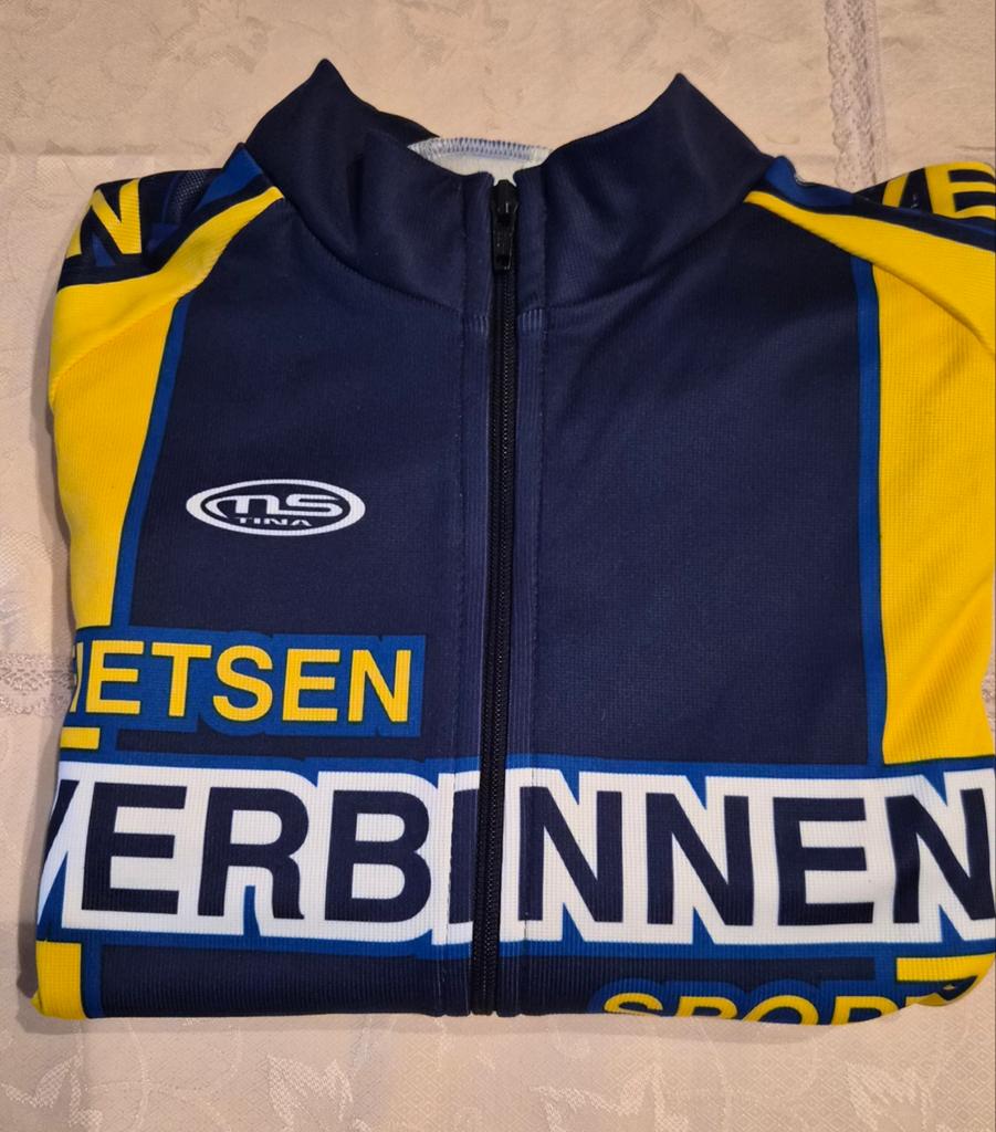 Wielertrui verbinnen sport lange mouwen, Fietsen en Brommers, Fietsaccessoires | Fietskleding, Ophalen