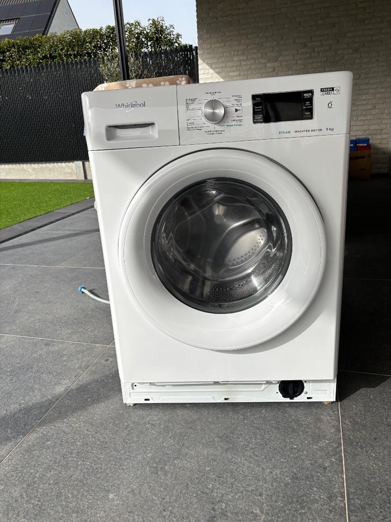 Wasmachine wirlpool, Elektronische apparatuur, Ophalen, 1200 tot 1600 toeren, Gebruikt, Energieklasse A of zuiniger