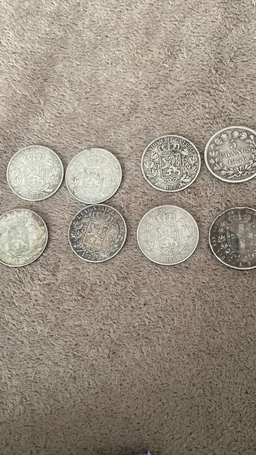Oude munten, Ophalen, Munten
