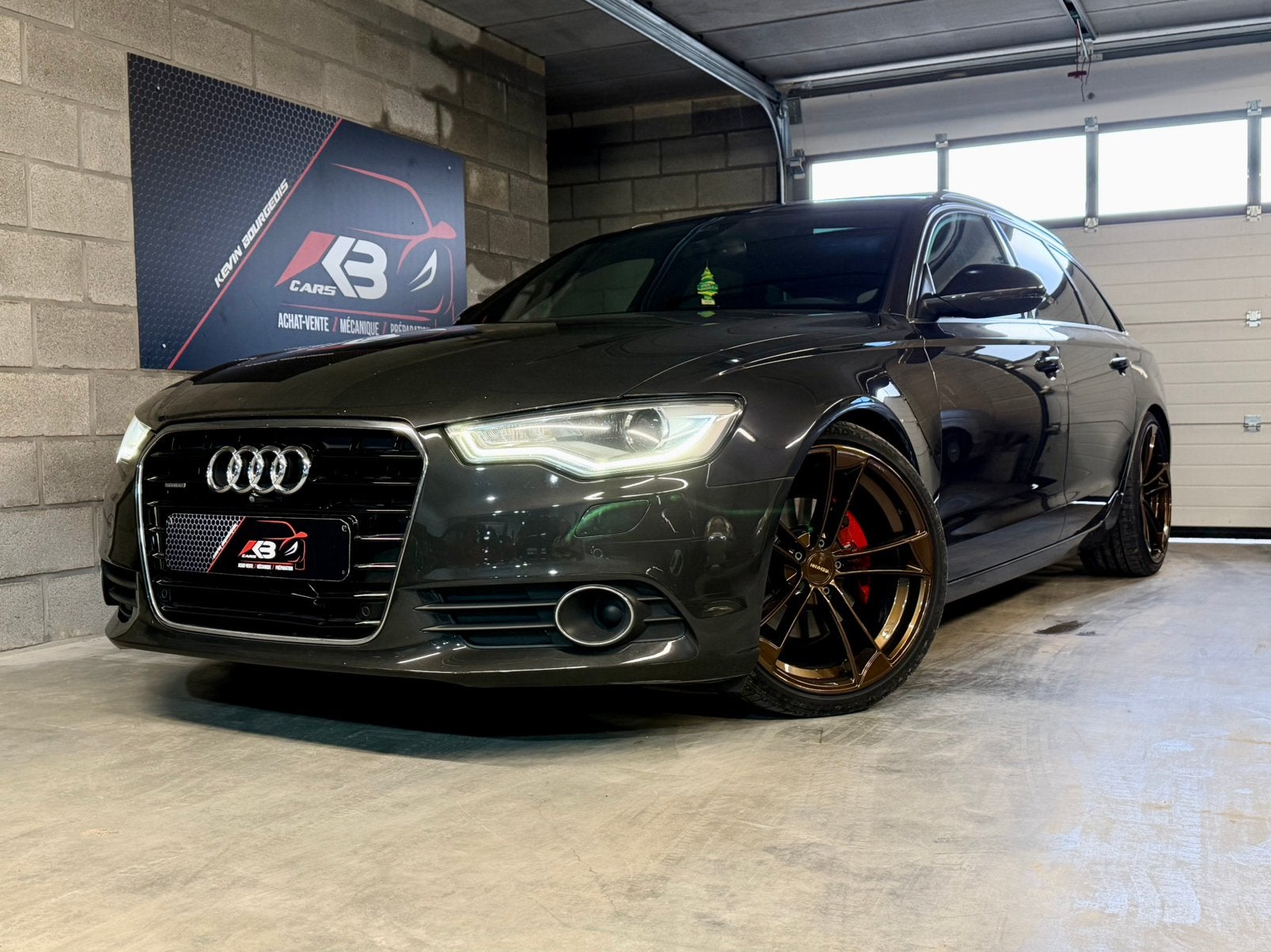 Audi A6 C7 Break • 3L TDI 205PK • Quattro • S-Line, Auto's, Automaat, Euro 5, Zwart, Lichtsensor