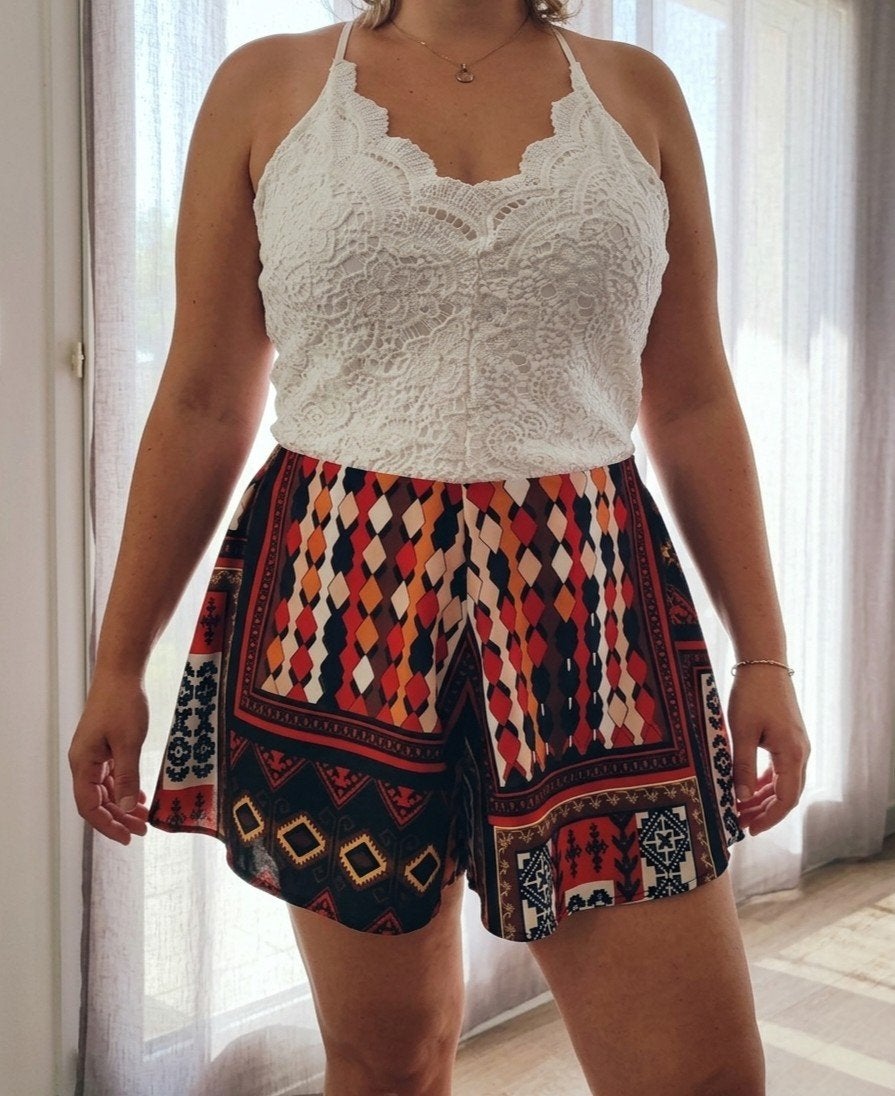 VERKOOP!!! Chique kanten playsuit maat L, ideaal voor, Kleding | Dames, Ophalen of Verzenden, Oranje