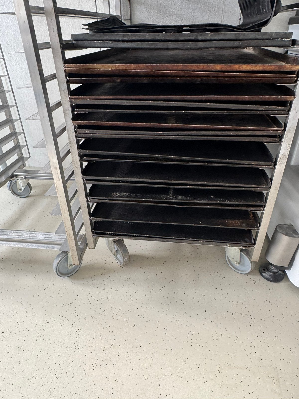 Bakplaten, Ophalen