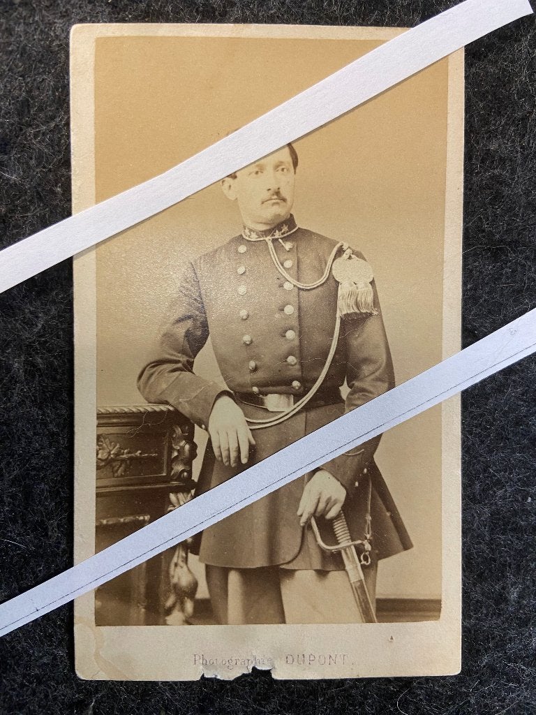 ABL Photo originale lieutenant regiment de ligne avant 1914, Collections, Envoi, Armée de terre, Photo ou Poster