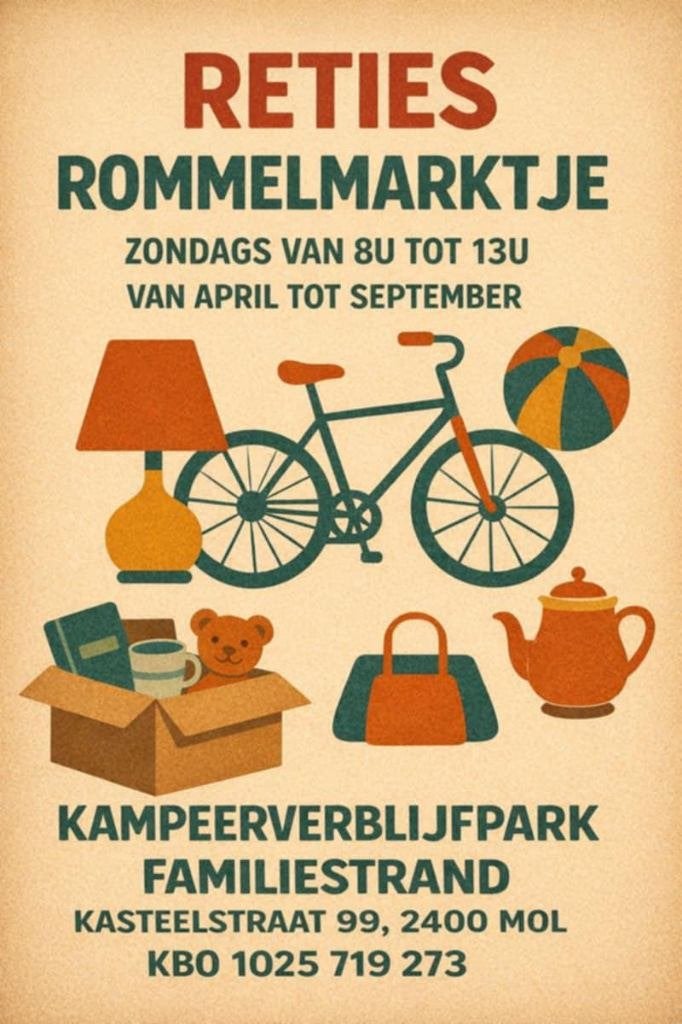 RETIES ROMMELMARKT, Kasteelstraat 99, 2400 MOL, Enlèvement, Utilisé