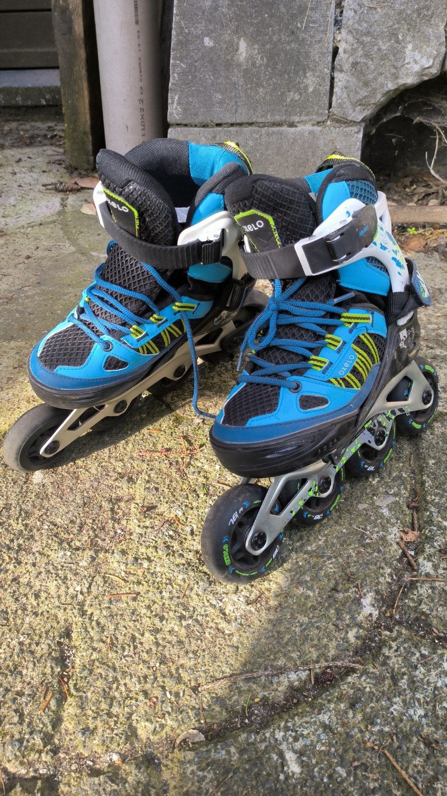 Decathlon OXELO FIT 5 - pointure ajustable : 32 à 35, Sports & Fitness, Autres marques, Rollers 4 roues en ligne, Réglable, Enlèvement