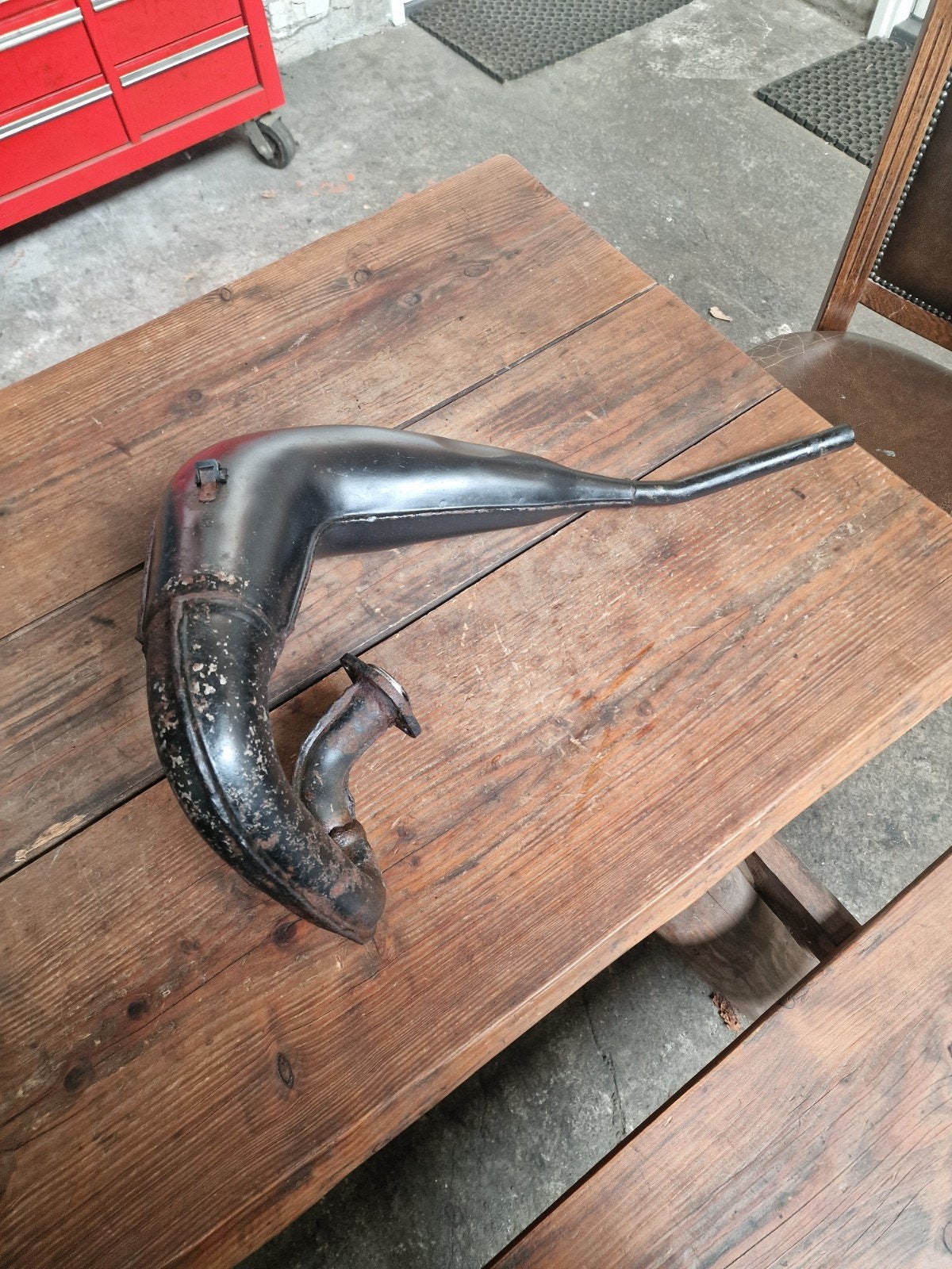 Pot d'échappement Honda MTX125 JD05, en bon état. Très serré, Enlèvement ou Envoi, Pot d'échappement