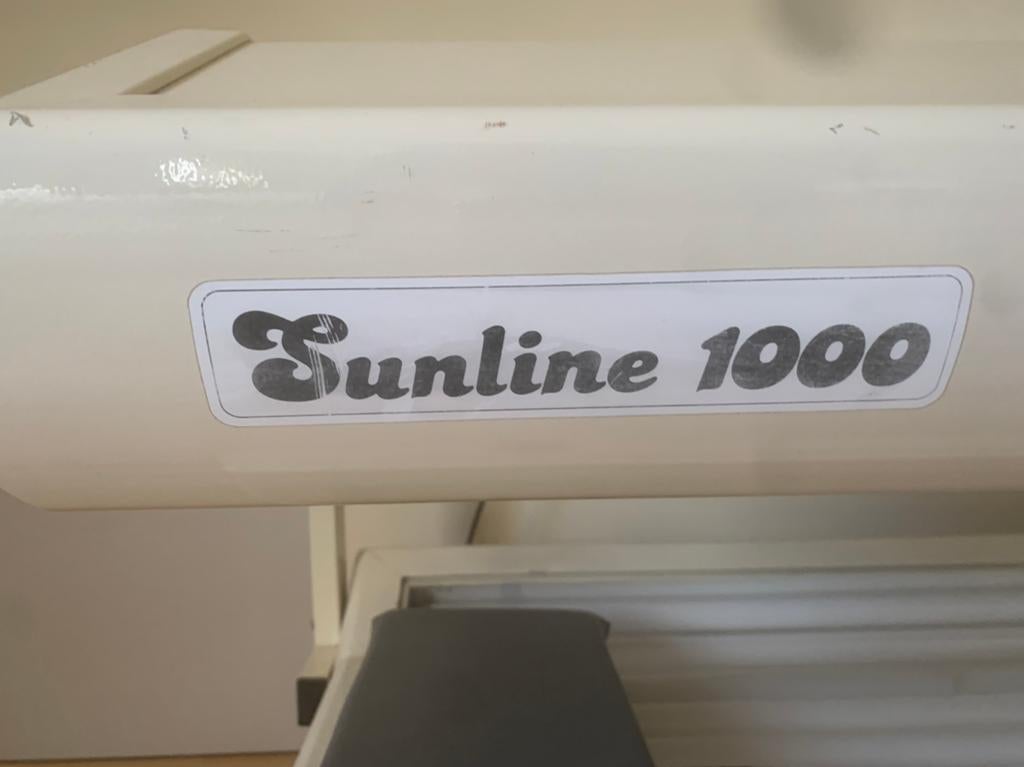 Zonnebank, Elektronische apparatuur, Zonnebanken en Gezichtsbruiners, Ophalen, Gebruikt, Zonnebank dubbelzijdig, 15 lampen of meer