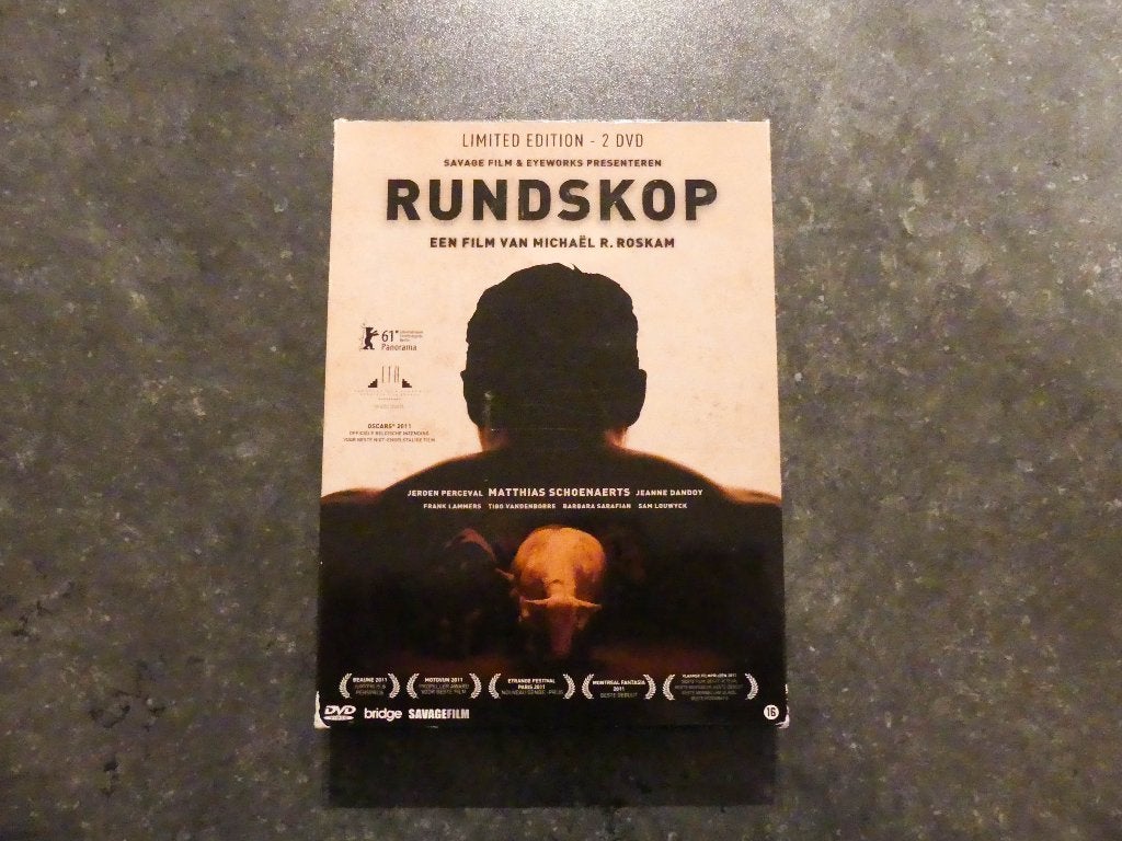 Luxe dvd-box ‘Rundskop’, Cd's en Dvd's, Nederlands, Drama, Ophalen of Verzenden, Zo goed als nieuw