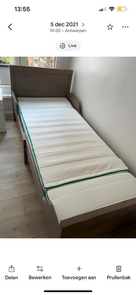 Meegroeibed, Gebruikt, 70 tot 85 cm, 140 tot 160 cm, Ophalen