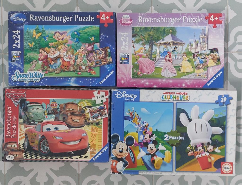 4 puzzles 4 ans 20-24 pièces, Enlèvement