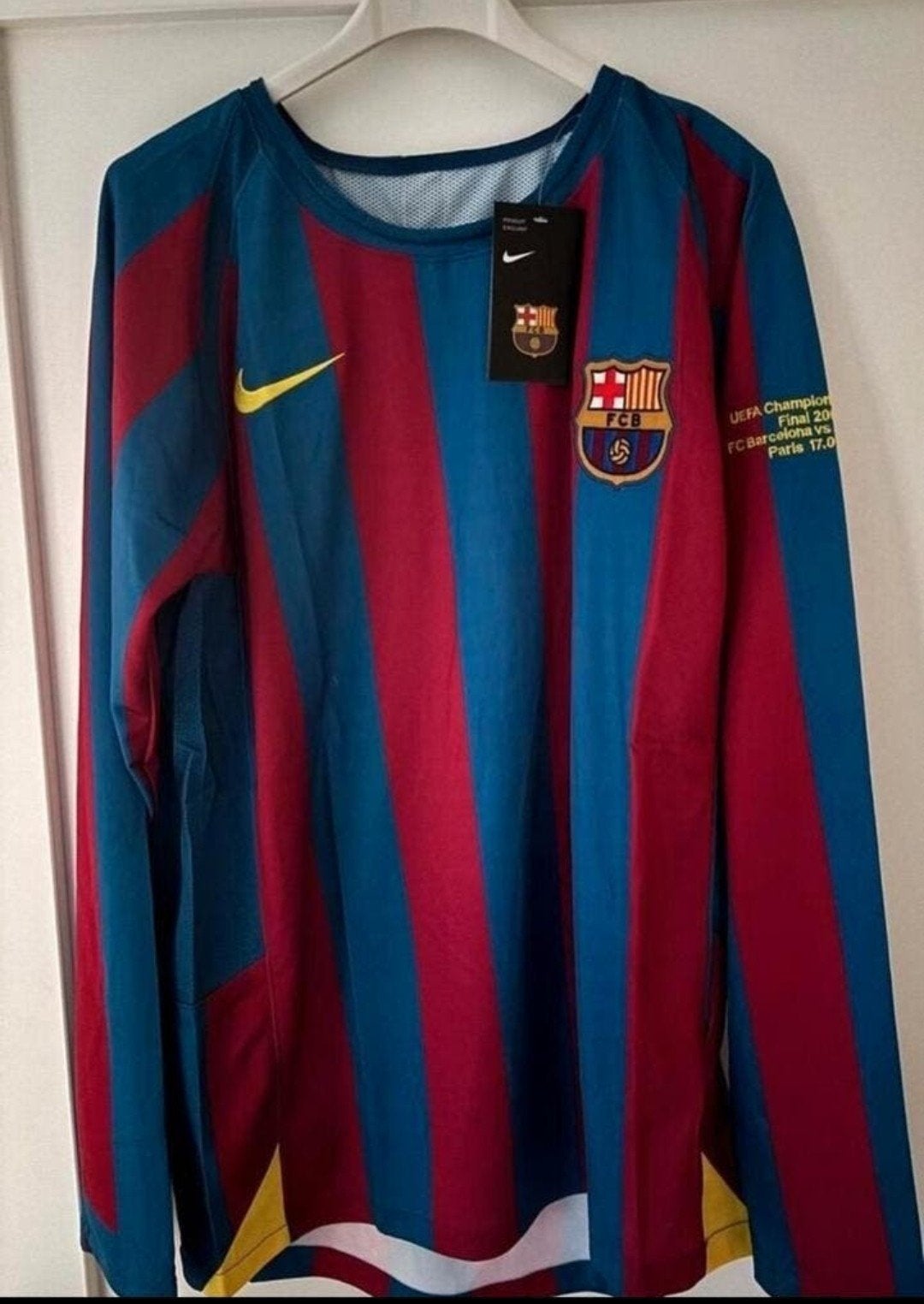 Barcelona Ronaldinho Champions League Origineel Finale 2006, Sport en Fitness, Verzenden