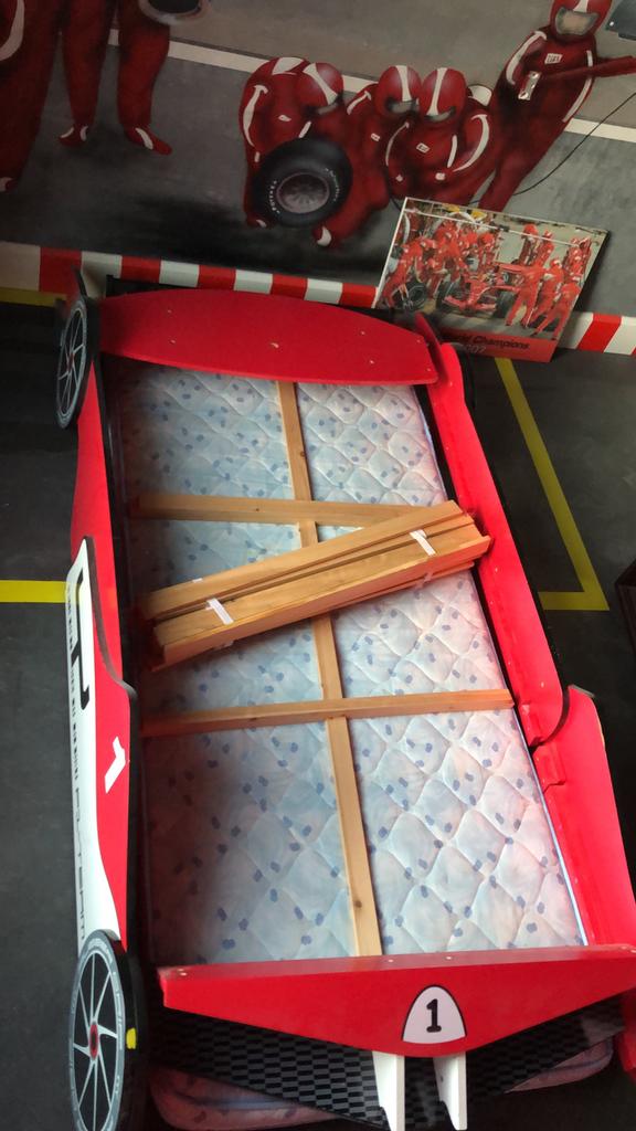 Bed formule 1, 70 tot 85 cm, Zo goed als nieuw, 180 cm of meer, Ophalen