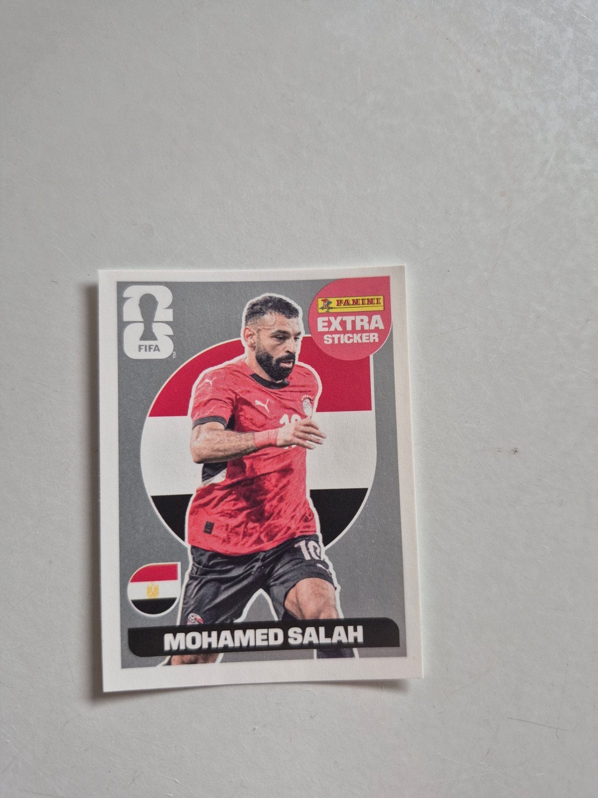 Extra sticker Mo Salah zilver + Mbappe brons, Hobby en Vrije tijd, Ophalen, Nieuw, Sticker
