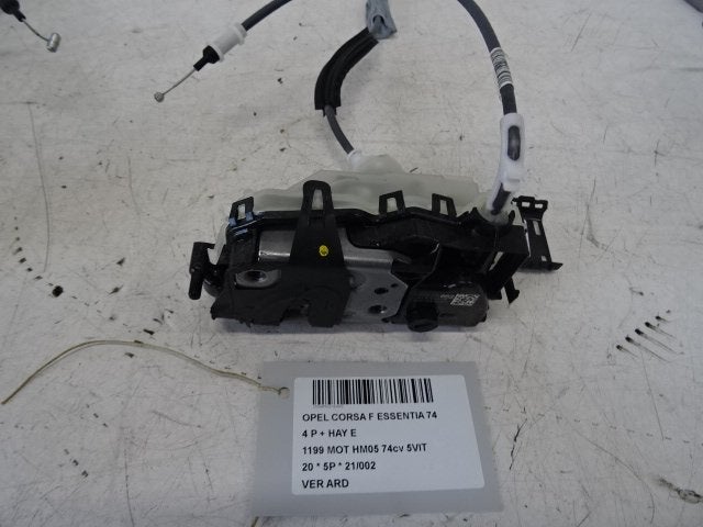 PORTIERSLOT RECHTS ACHTER Opel Corsa F (UB / UH / UP), Auto-onderdelen, Gebruikt, Achter, Opel