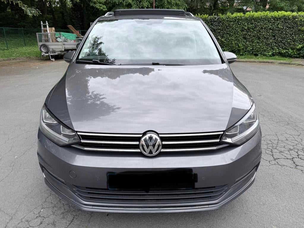 Volkswagen Touran 2.0 TDi SCR Highline DSG 7 places, Autos, Argent ou Gris, Achat, Entreprise, 7 places