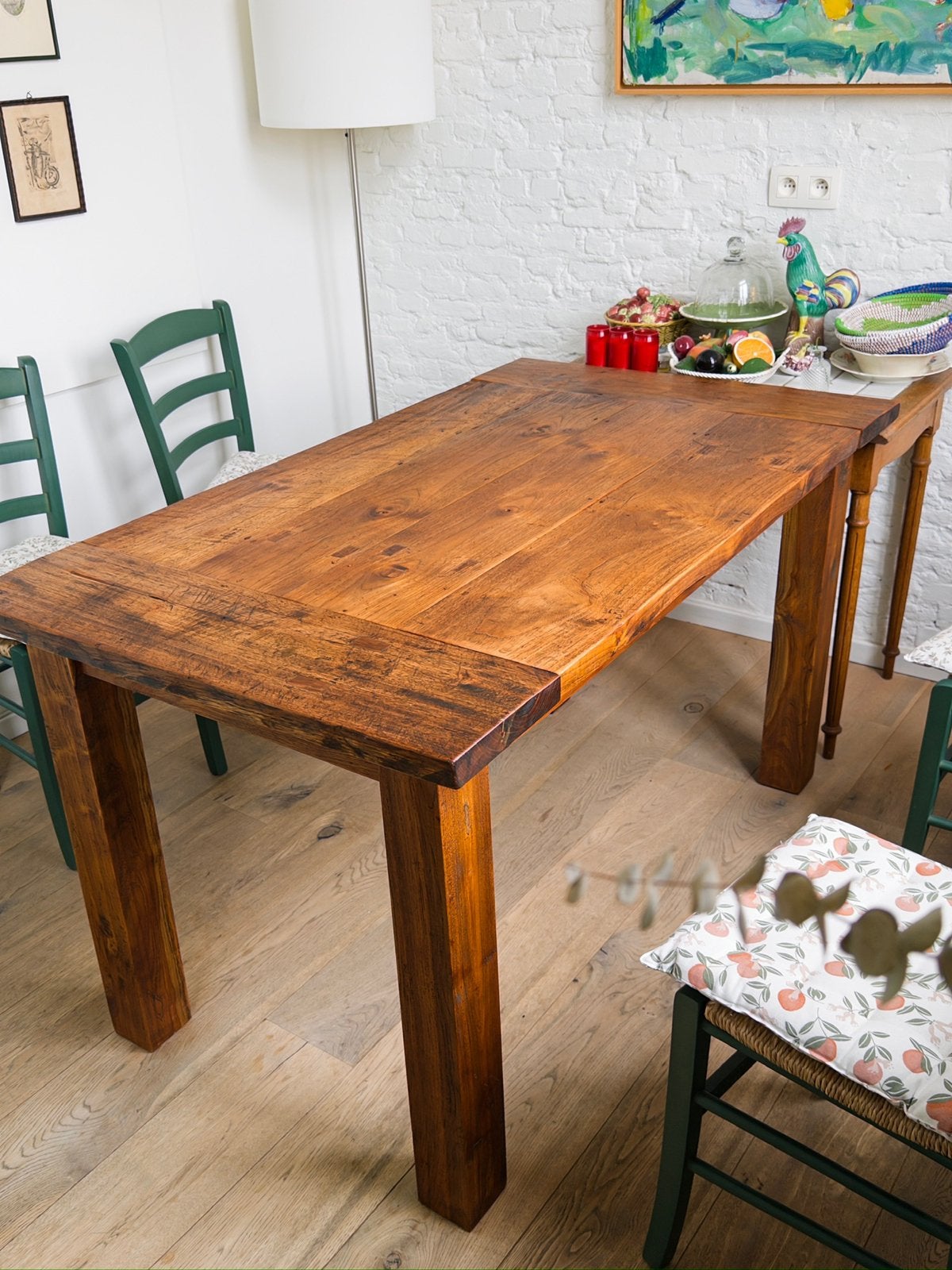 Landelijke eettafel, Huis en Inrichting, Ophalen, Zo goed als nieuw