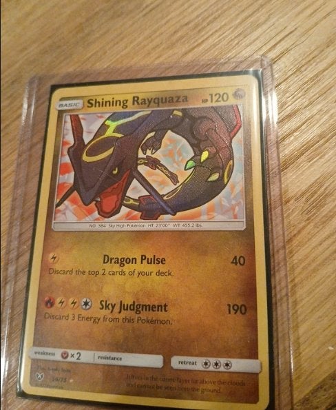 Shining Rayquaza 56/73, Hobby & Loisirs créatifs, Enlèvement ou Envoi, Utilisé, Cartes en vrac, Foil