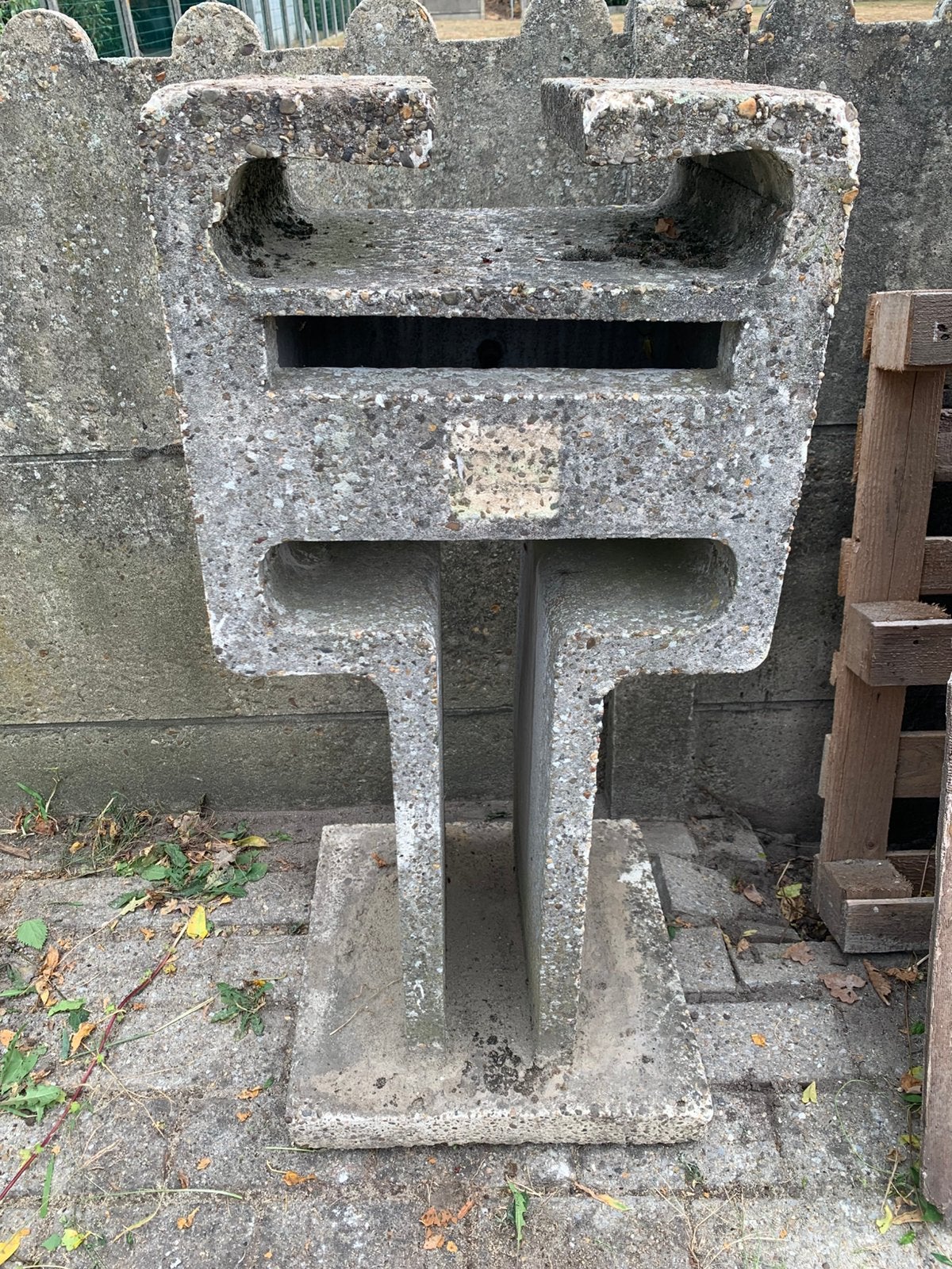Stenen brievenbus, Ophalen, Gebruikt, Beton, Staande brievenbus