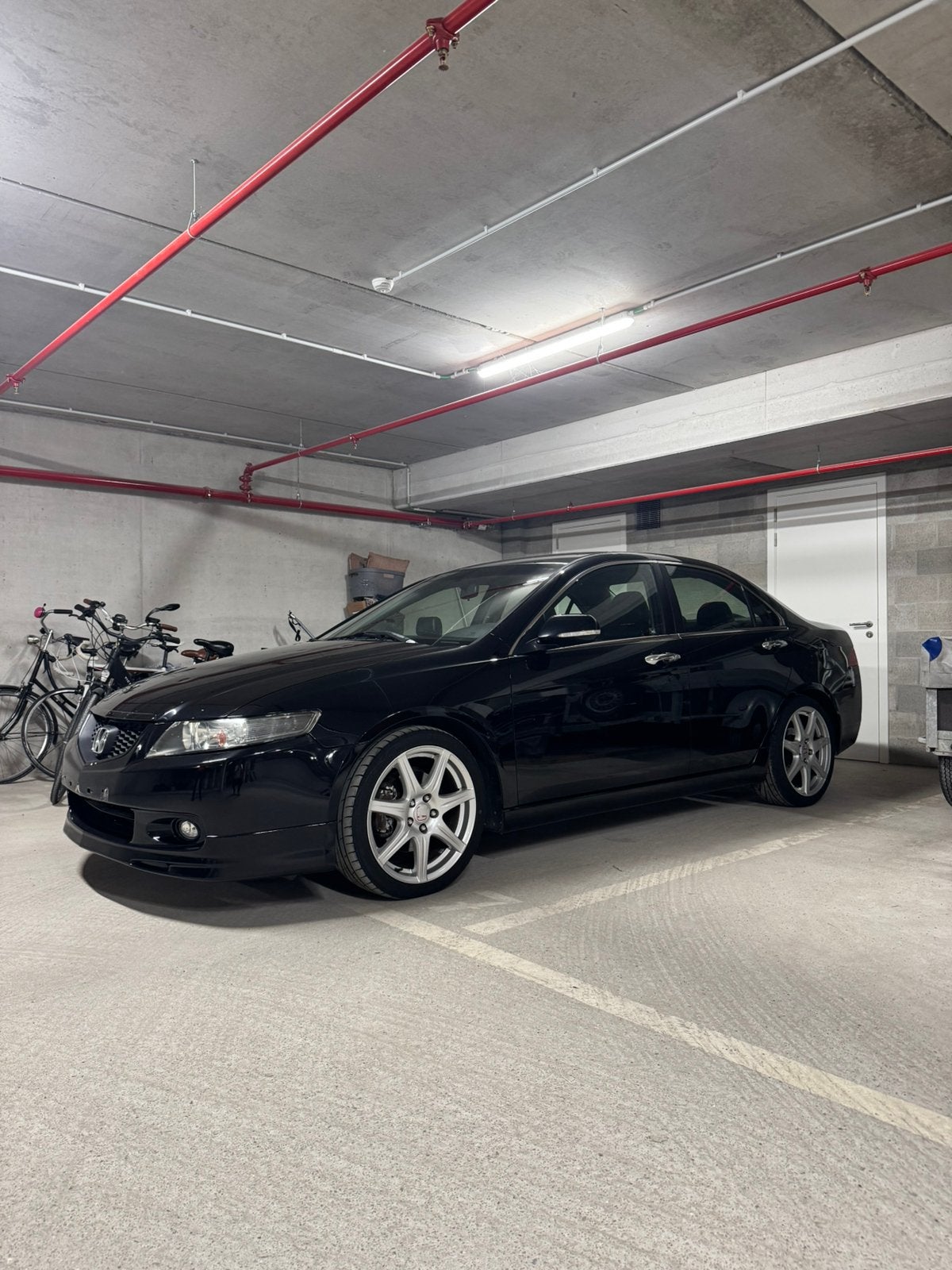 Honda Accord 2004 2.0 Benzine Vtec, Auto's, Honda, Zwart, 5 deurs, Particulier, Euro 4