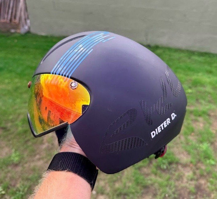Helm Ekoi Tijdrit Small, Fietsen en Brommers, Fietsaccessoires | Fietshelmen, Ophalen of Verzenden, Gebruikt, S