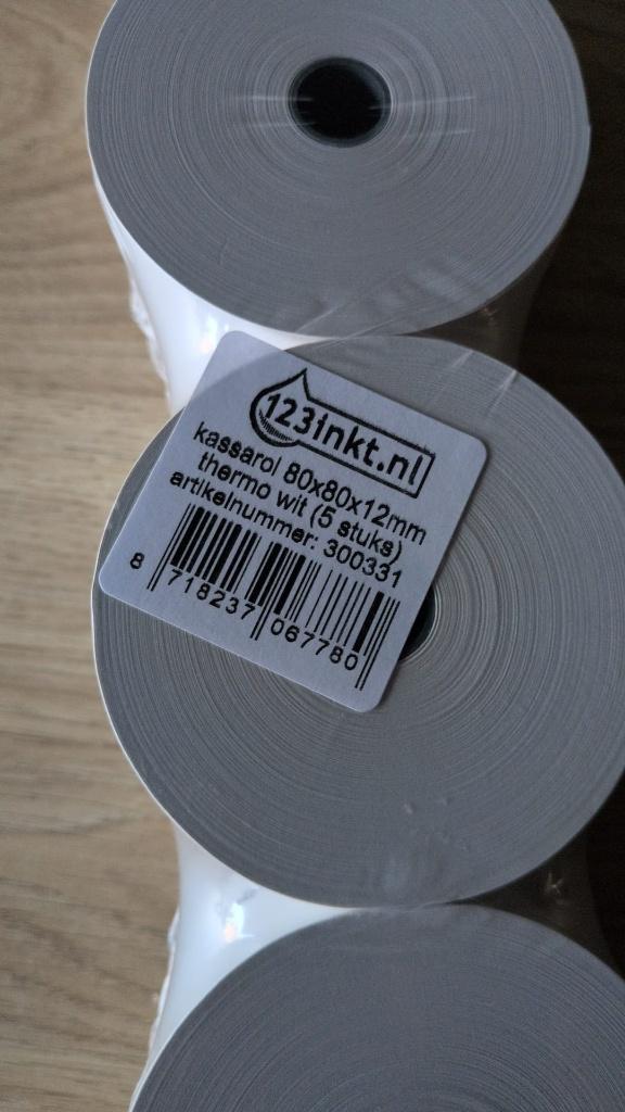 3 boîtes de rouleaux de caisse enregistreuse- 25€ par boîte, Articles professionnels, Enlèvement ou Envoi