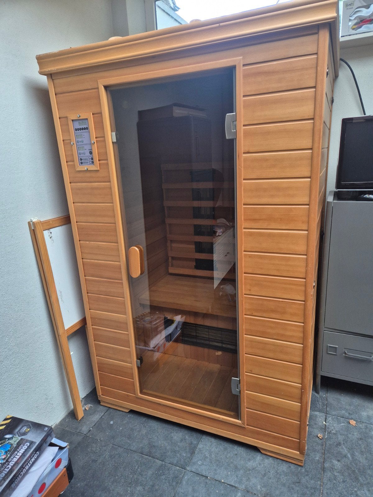 2 persoons infraroodsauna opknapper, Ophalen