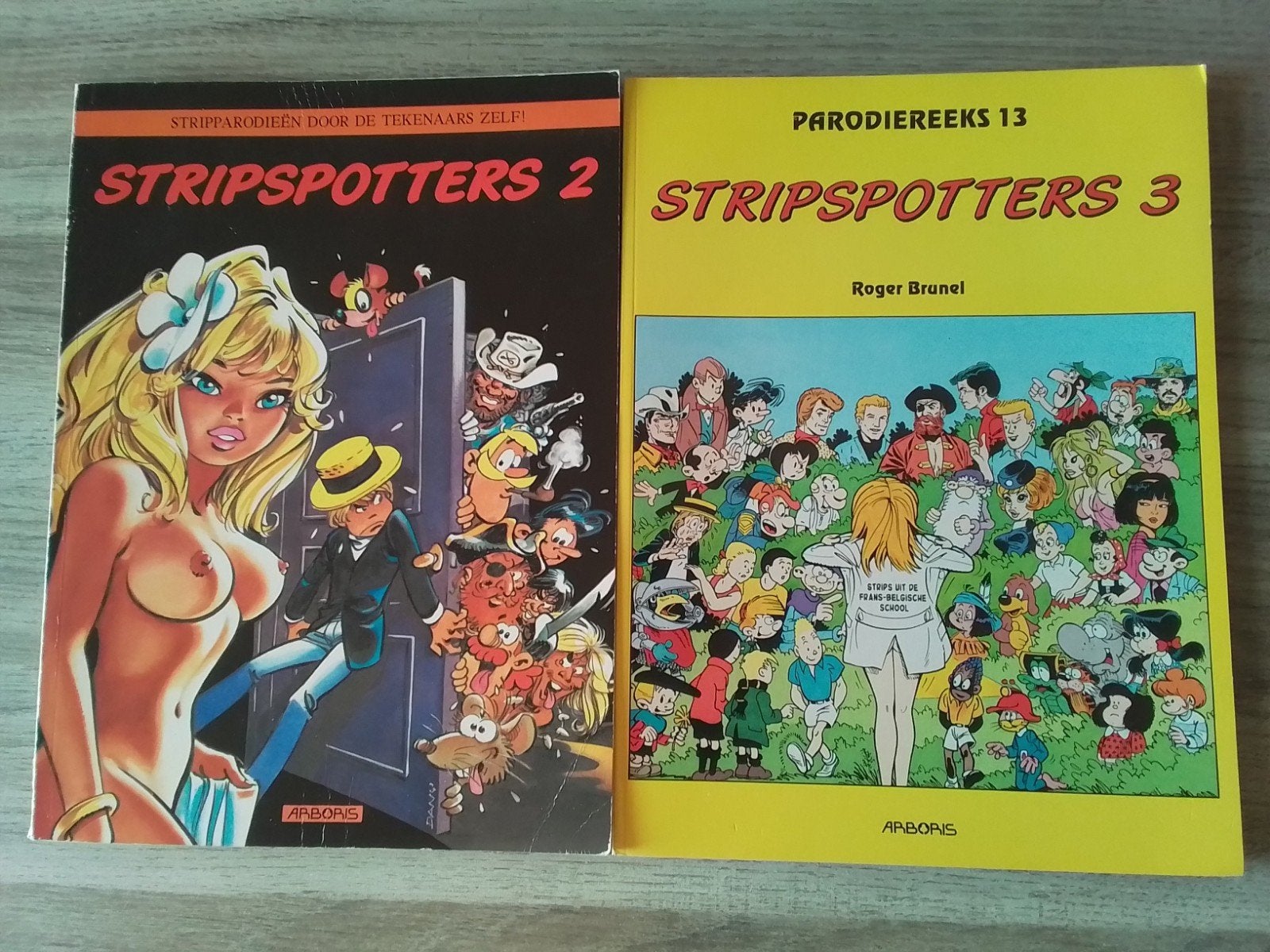 Stripspotters 2 en 3 sc, Ophalen of Verzenden, Gelezen