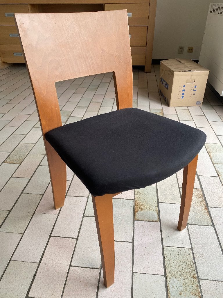 6 houten stoelen, Maison & Meubles, Enlèvement, Bois, Noir, Cinq, Six Chaises ou plus
