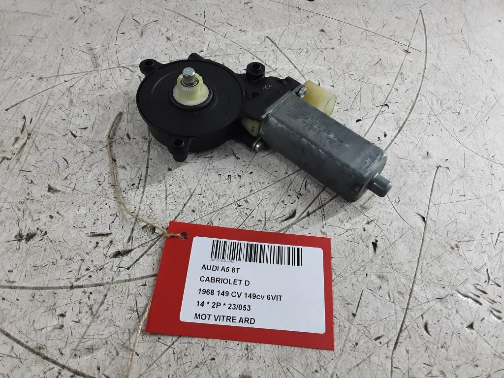 MOTEUR LEVE VITRE ELECTRIQUE ARRIÈRE DROIT A5 Cabrio (8F7), Mevr. I. Hauben, Audi, Utilisé, Arrière