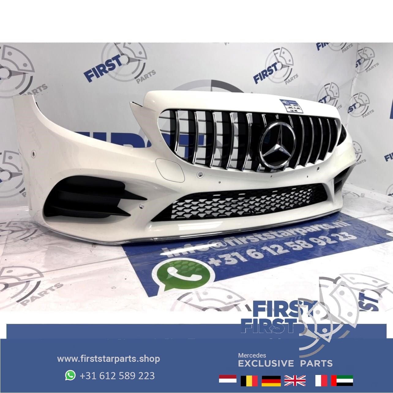 W205 FACELIFT AMG VOORBUMPER + GT GRIL 2021 Mercedes C Klass, Utilisé, -, Avant, -